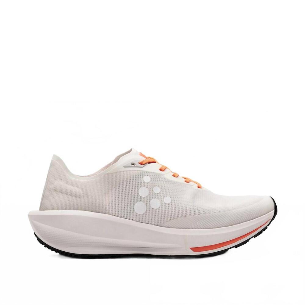 NEW CRAFT men's ctm ultra 3 running shoes in ash white/shock